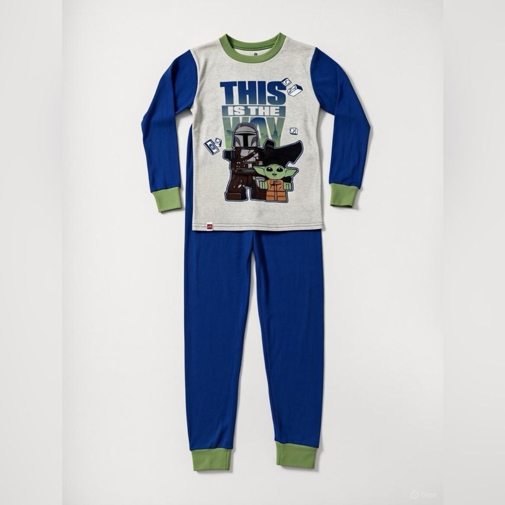 Kids' Lego Star Wars Mandalorian Grogu Pajama Set Boy size 8